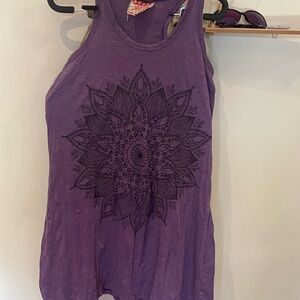 Sure Design Purple Mandala Tank Top dress